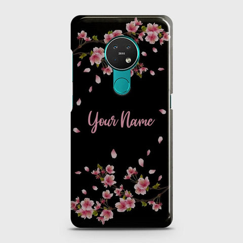 Nokia 7.2 Cover - Floral Series - Matte Finish - Snap On Hard Case with LifeTime Colors Guarantee