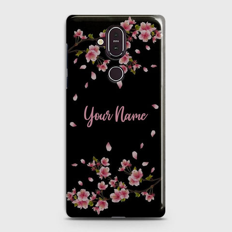 Nokia 8.1 Cover - Floral Series - Matte Finish - Snap On Hard Case with LifeTime Colors Guarantee