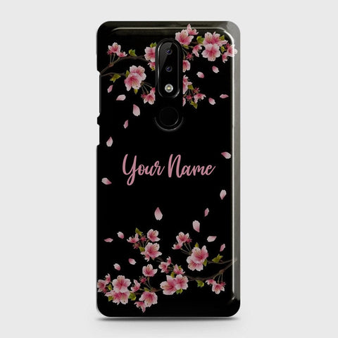 Nokia 5.1 Plus / Nokia X5  Cover - Floral Series - Matte Finish - Snap On Hard Case with LifeTime Colors Guarantee