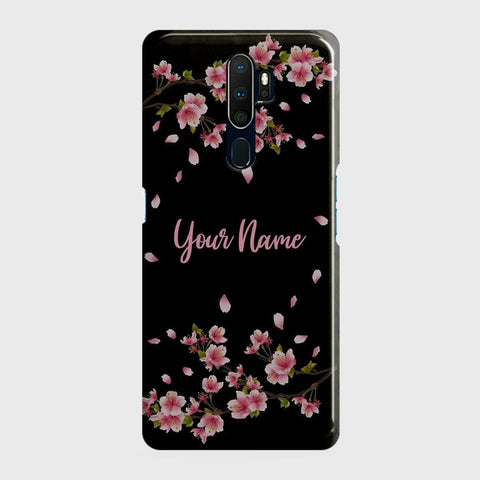 Oppo A5 2020 Cover - Floral Series - Matte Finish - Snap On Hard Case with LifeTime Colors Guarantee