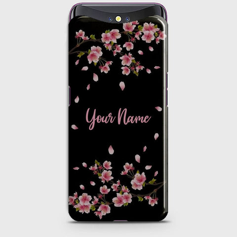 Oppo Find X Cover - Floral Series - Matte Finish - Snap On Hard Case with LifeTime Colors Guarantee