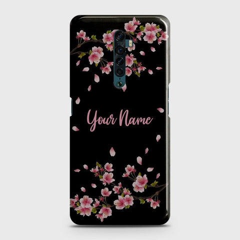 Oppo Reno 2 Cover - Floral Series - Matte Finish - Snap On Hard Case with LifeTime Colors Guarantee