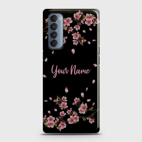 Oppo Reno 4 Pro 4G Cover - Floral Series - Matte Finish - Snap On Hard Case with LifeTime Colors Guarantee