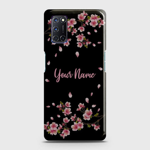 Oppo A72 Cover - Floral Series - Matte Finish - Snap On Hard Case with LifeTime Colors Guarantee