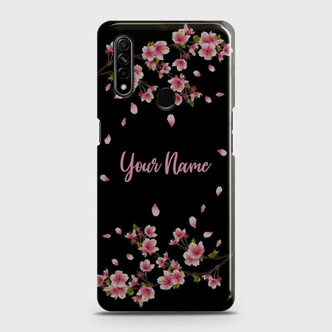 Oppo A8 Cover - Floral Series - Matte Finish - Snap On Hard Case with LifeTime Colors Guarantee
