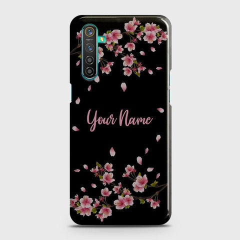 Realme 6 Cover - Floral Series - Matte Finish - Snap On Hard Case with LifeTime Colors Guarantee