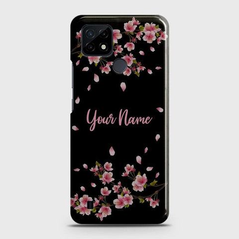 Realme C11 2021 Cover - Floral Series - Matte Finish - Snap On Hard Case with LifeTime Colors Guarantee
