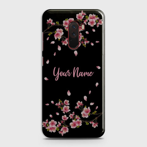 Xiaomi Pocophone F1  Cover - Floral Series - Matte Finish - Snap On Hard Case with LifeTime Colors Guarantee