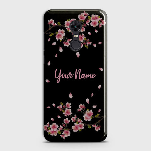 Xiaomi Redmi Note 5  Cover - Floral Series - Matte Finish - Snap On Hard Case with LifeTime Colors Guarantee
