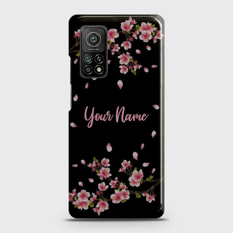 Xiaomi Mi 10T Cover - Floral Series - Matte Finish - Snap On Hard Case with LifeTime Colors Guarantee