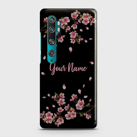 Xiaomi Mi Note 10 Cover - Floral Series - Matte Finish - Snap On Hard Case with LifeTime Colors Guarantee