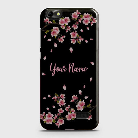 Huawei Honor 4C Cover - Floral Series - Matte Finish - Snap On Hard Case with LifeTime Colors Guarantee