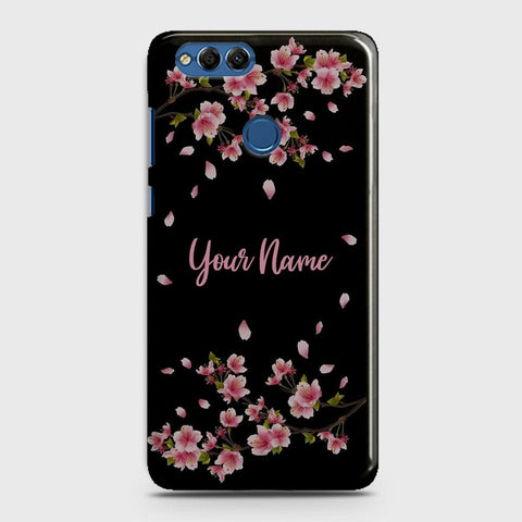 Huawei Honor 7X Cover - Floral Series - Matte Finish - Snap On Hard Case with LifeTime Colors Guarantee