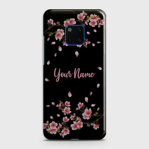 Huawei Mate 20 Pro Cover - Floral Series - Matte Finish - Snap On Hard Case with LifeTime Colors Guarantee