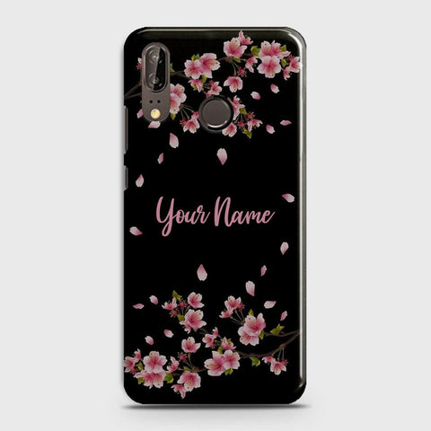 Huawei P20 Cover - Floral Series - Matte Finish - Snap On Hard Case with LifeTime Colors Guarantee