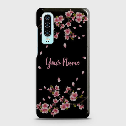 Huawei P30 Cover - Floral Series - Matte Finish - Snap On Hard Case with LifeTime Colors Guarantee