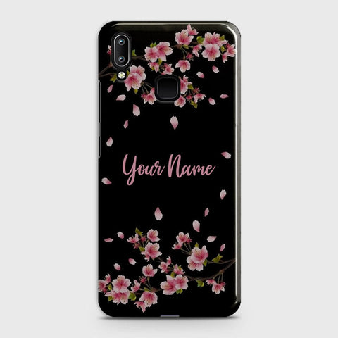 Vivo V11 Cover - Floral Series - Matte Finish - Snap On Hard Case with LifeTime Colors Guarantee