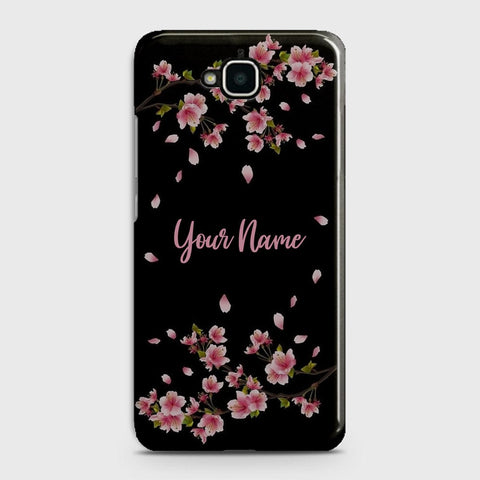 Huawei Y6 Pro 2015 Cover - Floral Series - Matte Finish - Snap On Hard Case with LifeTime Colors Guarantee