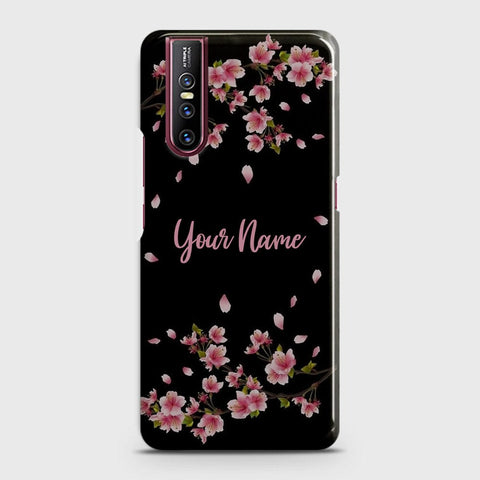 Vivo V15 Pro Cover - Floral Series - Matte Finish - Snap On Hard Case with LifeTime Colors Guarantee