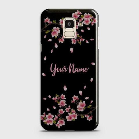 Samsung Galaxy J6 2018 Cover - Floral Series - Matte Finish - Snap On Hard Case with LifeTime Colors Guarantee