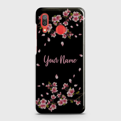 Samsung Galaxy A30 Cover - Floral Series - Matte Finish - Snap On Hard Case with LifeTime Colors Guarantee