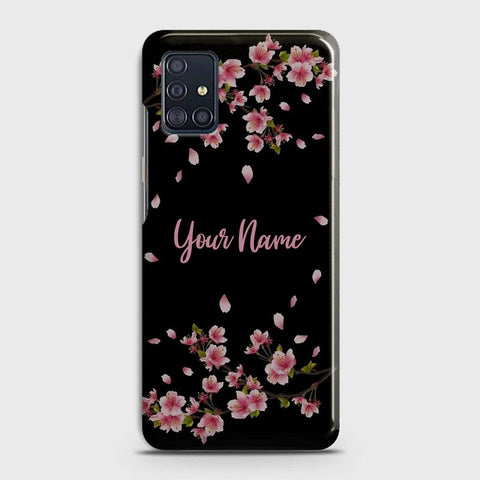 Samsung Galaxy A71 Cover - Floral Series - Matte Finish - Snap On Hard Case with LifeTime Colors Guarantee