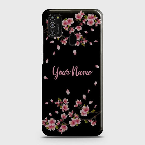 Samsung Galaxy M21 Cover - Floral Series - Matte Finish - Snap On Hard Case with LifeTime Colors Guarantee