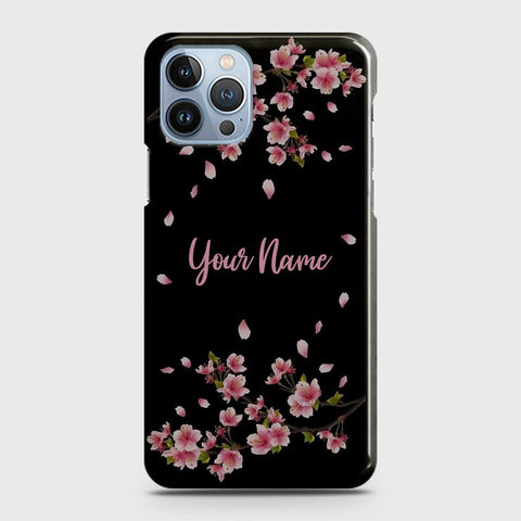 iPhone 13 Pro Max Cover - Floral Series - Matte Finish - Snap On Hard Case with LifeTime Colors Guarantee