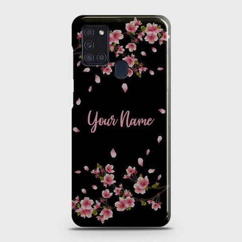 Samsung Galaxy A21s Cover - Floral Series - Matte Finish - Snap On Hard Case with LifeTime Colors Guarantee