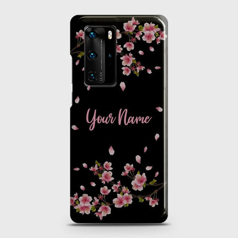 Huawei P40 Pro Cover - Floral Series - Matte Finish - Snap On Hard Case with LifeTime Colors Guarantee