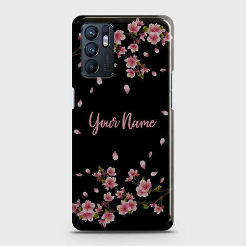 Oppo Reno 6 Cover - Floral Series - Matte Finish - Snap On Hard Case with LifeTime Colors Guarantee