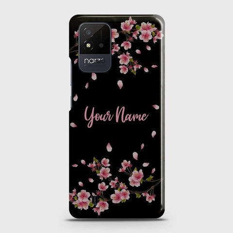 Realme Narzo 50i Cover - Floral Series - Matte Finish - Snap On Hard Case with LifeTime Colors Guarantee