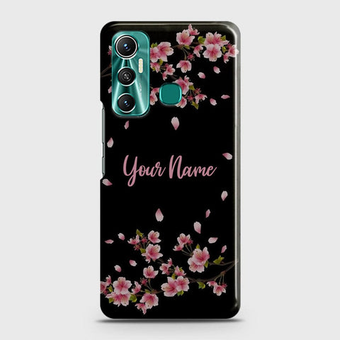 Infinix Hot 11 Cover - Floral Series - Matte Finish - Snap On Hard Case with LifeTime Colors Guarantee