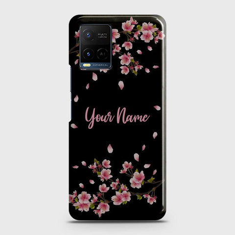 Vivo Y21e Cover - Floral Series - Matte Finish - Snap On Hard Case with LifeTime Colors Guarantee