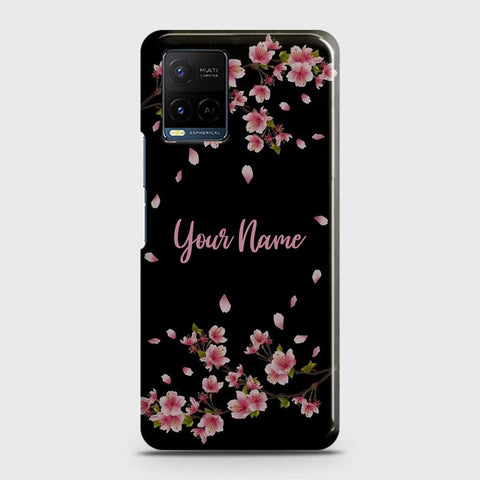 Vivo Y33s Cover - Floral Series - Matte Finish - Snap On Hard Case with LifeTime Colors Guarantee