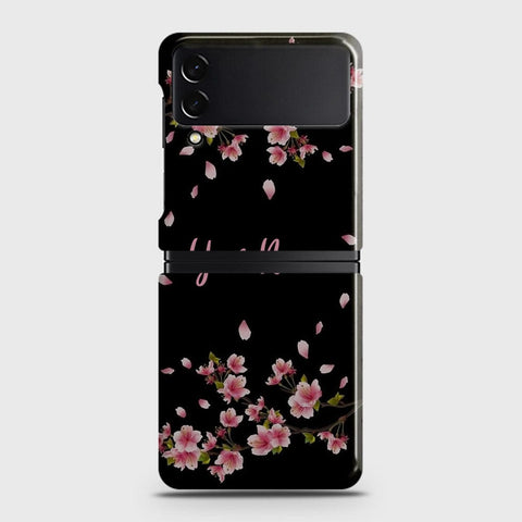 Samsung Galaxy Z Flip 3 5G Cover - Floral Series - Matte Finish - Snap On Hard Case with LifeTime Colors Guarantee