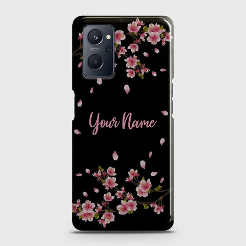 Realme 9i Cover - Floral Series - Matte Finish - Snap On Hard Case with LifeTime Colors Guarantee