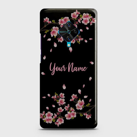 Vivo Y51 (2020 September)  Cover - Floral Series - Matte Finish - Snap On Hard Case with LifeTime Colors Guarantee