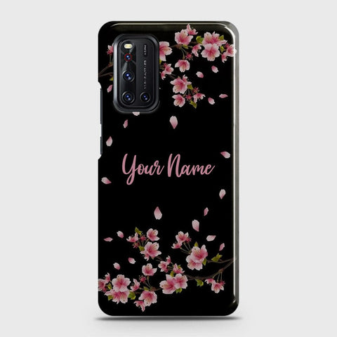 Vivo V19  Cover - Floral Series - Matte Finish - Snap On Hard Case with LifeTime Colors Guarantee