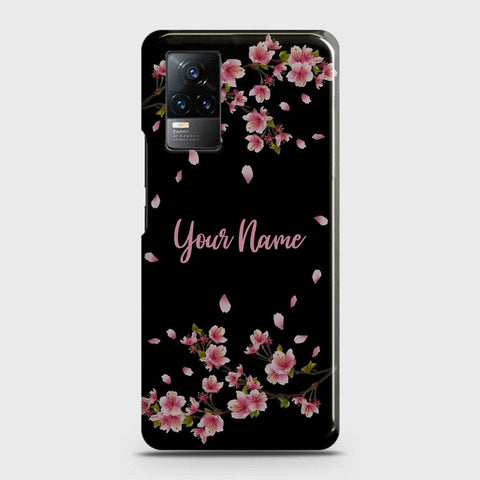 Vivo V21e  Cover - Floral Series - Matte Finish - Snap On Hard Case with LifeTime Colors Guarantee