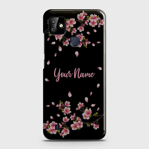 Infinix Smart HD 2021 Cover - Floral Series - Matte Finish - Snap On Hard Case with LifeTime Colors Guarantee