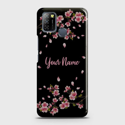 Infinix Smart 5 Cover - Floral Series - Matte Finish - Snap On Hard Case with LifeTime Colors Guarantee