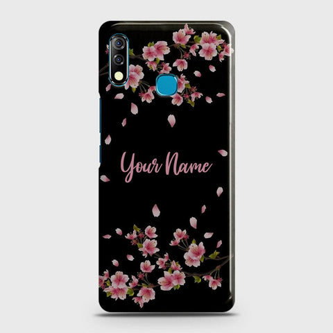 Infinix Hot 8 Lite Cover - Floral Series - Matte Finish - Snap On Hard Case with LifeTime Colors Guarantee