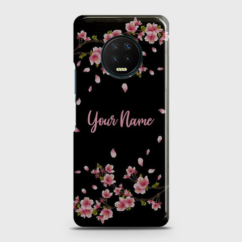 Infinix Note 7 Cover - Floral Series - Matte Finish - Snap On Hard Case with LifeTime Colors Guarantee