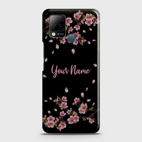 Infinix Hot 10s Cover - Floral Series - Matte Finish - Snap On Hard Case with LifeTime Colors Guarantee
