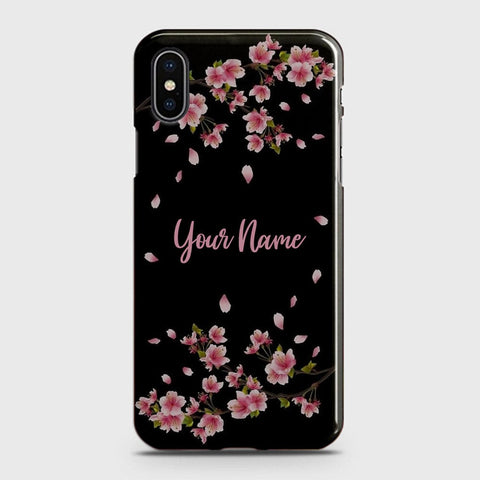 iPhone XS Max Cover - Floral Series - Matte Finish - Snap On Hard Case with LifeTime Colors Guarantee