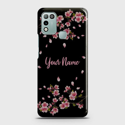 Infinix Hot 10 Play Cover - Floral Series - Matte Finish - Snap On Hard Case with LifeTime Colors Guarantee