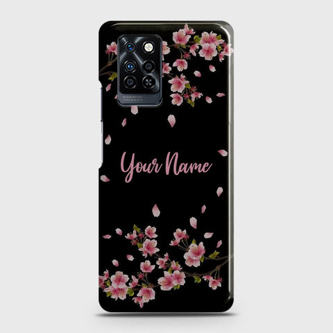 Infinix Note 10 Pro Cover - Floral Series - Matte Finish - Snap On Hard Case with LifeTime Colors Guarantee