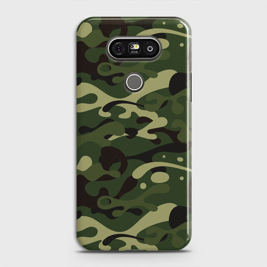 LG G5 Cover - Camo Series  - Forest Green Design - Matte Finish - Snap On Hard Case with LifeTime Colors Guarantee