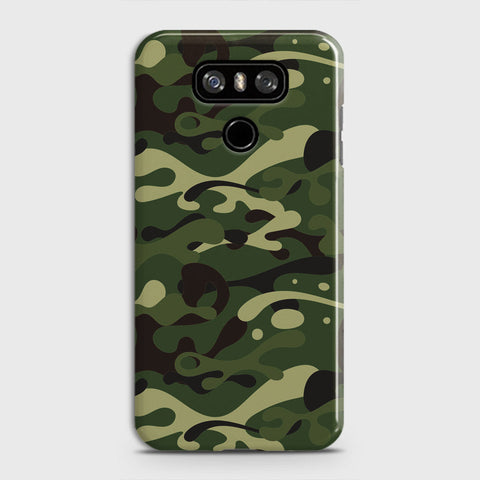 LG G6 Cover - Camo Series  - Forest Green Design - Matte Finish - Snap On Hard Case with LifeTime Colors Guarantee